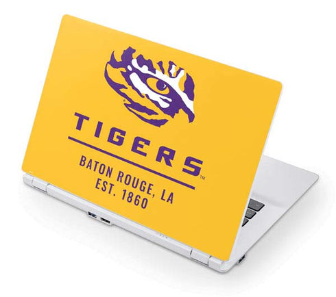Louisiana State University - LSU Tigers Baton Rouge Yellow Acer Chromebook Skin